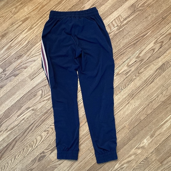 TNA Blue and Red Track Pants with Sporty Stripes - Picture 6 of 8